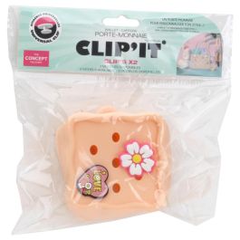 The Concept Factory Monedero Pequeño de Silicona con Charms