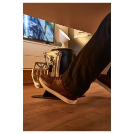 Thrustmaster TPR Rudder Pedales de Simulador de Vuelo para PC, Analógico, Alámbrico USB, Negro/Plata, Ref. TPR