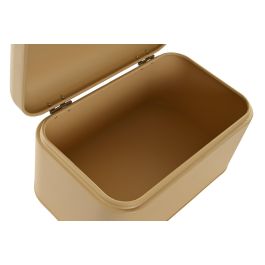 DKD Home Decor Panera Colección Chinalight 22, Estilo Vintage, Metal y Bambú, Terracota y Amarillo, 20.7 x 15 x 30.5 cm (2 Unidades)