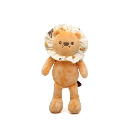KioKids Peluche León Naranja, Suave y Blandito de Poliéster de Alta Calidad, Ligero, Compañero Ideal para Bebés +0 meses