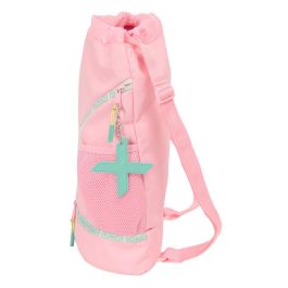 Bolsa Mochila con Cuerdas Munich Candy Rosa 35 x 40 x 1 cm