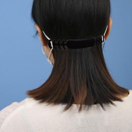 Trasnuca Plástico Negro DAM ED0050C00 - Soporte para Mascarilla