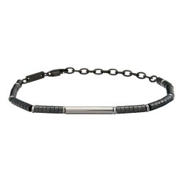 Pulsera Hombre Breil TJ3639 Plata de ley 925 Negro Pulsera Hombre Breil TJ3639 Plata de ley 925 Negro