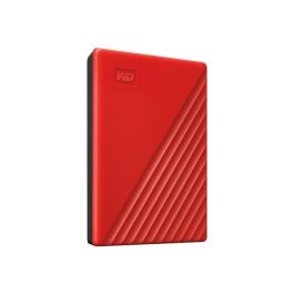 Western Digital WD WDBPKJ0040BRD My Passport - Disco Duro Externo Portátil 4TB USB 3.2 Gen 1 AES de 256 bits Rojo