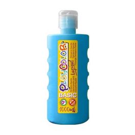 Tempera Playcolor Liqüid Liquida 1000 Ml (Botella) Azul Claro 6 unidades Precio: 44.5000006. SKU: B1GFDBLCDF
