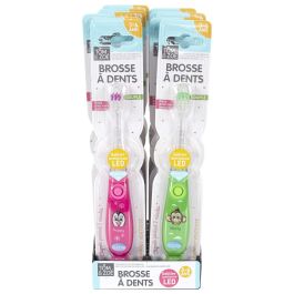 Tom et Zoe Cepillo Dientes Infantil con Luz Led Parpadeante para Niños de 3-6 Años