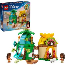 LEGO 43260 Set de Construcción Disney Vaiana: Diversión en la Isla con Vaiana y Simea Micromundo, Vaiana 2 (+5 años)