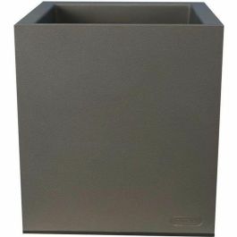 Riviera Contenedor Granito Doble Pared con Sistema Retención Agua Cuadrado 40x40 cm Gris 100% Reciclable, Fabricación Francesa Precio: 56.50000015. SKU: S7152130