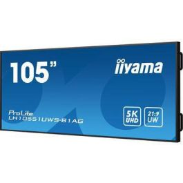 Monitor Profesional Iiyama 105" (LH10551UWS-B1AG) / Tiempo Operacion 24/7 / Uso Horizontal y Vertical / Ips / 5120X2160 5K Uw / 8Ms / 500Cd / 21:9 / Rs-232C / Rj45 / Hdmi X 1 / Dp X 1 / Usb-C X 2/ Usb X6 / Slot Ops / Vesa 1500X600 Monitor Profesional Iiyama 105" (LH10551UWS-B1AG) / Tiempo Operacion 24/7 / Uso Horizontal y Vertical / Ips / 5120X2160 5K Uw / 8Ms / 500Cd / 21:9 / Rs-232C / Rj45 / Hdmi X 1 / Dp X 1 / Usb-C X 2/ Usb X6 / Slot Ops / Vesa 1500X600