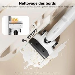 Roborock AAABF62686 Aspiradora Inalámbrica en Seco y Húmedo 17.000 Pa FlatReach, Autolimpieza y Secado Automático