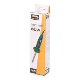 Koma Tools S-60 Soldador de Lápiz 60W 230V con Punta 5,8mm y Temp. 500°C, Calentamiento Rápido 90s, Soporte Incluido