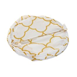 DKD Home Decor Cesta para Ropa Glam Geometrical Poliéster y Metal Blanco Amarillo 50 cm Alto Pack 6 Unidades DKD Home Decor Cesta para Ropa Glam Geometrical Poliéster y Metal Blanco Amarillo 50 cm Alto Pack 6 Unidades