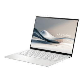 ASUS Zenbook S 14 OLED UX5406SA-PZ131W - Portátil 14" 3K 120Hz, Intel Core Ultra 7 258V, 32GB RAM, 1TB SSD, Arc Graphics 140V, Windows 11 Home, Blanco Escandinavia