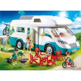 Playmobil Caravana de Verano Family Fun: Vehículo de Juguete de Plástico para Juego Imaginativo, ideal para niños a partir de 4 años Playmobil Caravana de Verano Family Fun: Vehículo de Juguete de Plástico para Juego Imaginativo, ideal para niños a partir de 4 años
