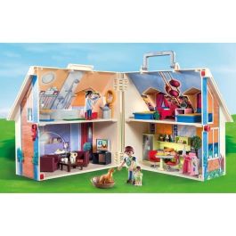 Playmobil Casa de Muñecas Maletín 70985 Plegable con Figuras y Accesorios para +4 Años