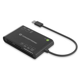 Conceptronic Lector de Tarjetas Externo USB 3.2 Gen 1 Negro Compatible con SD, microSD, MMC, MS Micro Precio: 17.69000035. SKU: B1DJK8GBC3