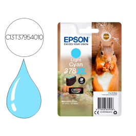 Epson Tinta Cian Claro 378XL Claria Photo HD para XP-8500, XP-8505, XP-15000