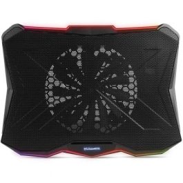 Nox NXHUMMERPROSTAND Soporte Refrigerante Hummer PRO Stand para Portátiles 17.3", RGB, Ventilador 170mm, 7 Posiciones, 2 USB Nox NXHUMMERPROSTAND Soporte Refrigerante Hummer PRO Stand para Portátiles 17.3", RGB, Ventilador 170mm, 7 Posiciones, 2 USB