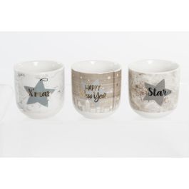 DKD Home Decor Café Navidad Porcelana Marron Gris Set de 6 Piezas 14 x 7 x 21 cm Precio: 9.89000034. SKU: B16NSV5V3Q