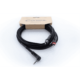 Cable Y Mini-Jack Estéreo Acodado / 2 Rca 1,5 M Cable Y Mini-Jack Estéreo Acodado / 2 Rca 1,5 M