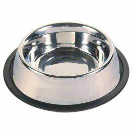 Comedero para Mascotas Trixie Acero Inoxidable 2,8 L Plateado