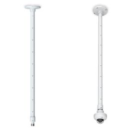 Axis T91B53 Soporte a Techo Telescópico para Cámaras Fijas (Domo/Caja), Longitud Ajustable de 1 a 1.8m, Fácil Instalación en Entornos Comerciales