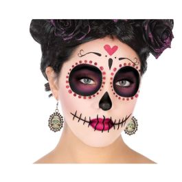 Pendientes Calavera Muerte Mexicana Para Disfraz De Catrina - Accesorio Halloween Adulto Multicolor Precio: 1.49999949. SKU: S1130562
