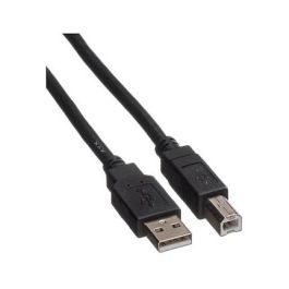 ROLINE Secomp 11.44.8808 Cable USB 2.0 A-B Macho a Macho 0.8m Negro