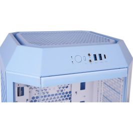 Thermaltake The Tower 250 Hydrangea Blue Caja de PC Mini Tower con Pantalla LCD 3.9" y Soporte Discos Duros 2.5/3.5"
