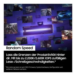 Samsung MZ-VAP4T0 990 PRO 4TB M.2 PCIe 5.0 NVMe SSD con Disipador - 14800 MB/s Lectura, 13400 MB/s Escritura - Para PC Gaming