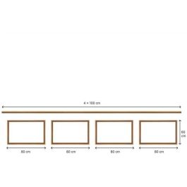 Kit de moldura para sótano 4m - NORDLINGER PRO - Moldura de pared - FSC 100% - Añade carácter a la pared Kit de moldura para sótano 4m - NORDLINGER PRO - Moldura de pared - FSC 100% - Añade carácter a la pared
