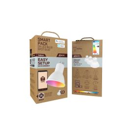 muvit iO Pack 3 Bombillas GU10 400lm, 5.5W, RGB+CCT, D50*H56 Precio: 23.89000042. SKU: S7814941