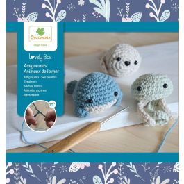 Sycomore SYC3517130011877 Caja Encantadora Amigurumi Animales Marinos Edades 10+