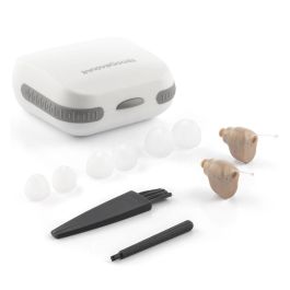 Amplificador de Sonido Intraauricular con Accesorios Hearzy InnovaGoods 2 Unidades Amplificador de Sonido Intraauricular con Accesorios Hearzy InnovaGoods 2 Unidades