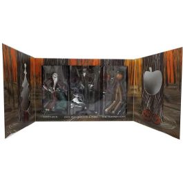 Diamond Select Toys: Pesadilla Antes de Navidad Blister 3 Figuras de Jack Skellington (Normal, Rey Calabaza, Sandy Claws) 18cm