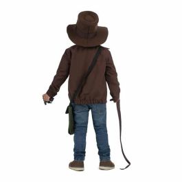 Disfraz yo quiero ser arqueólogo/a sombrero, chaqueta con camisa, cinturón, pistolera, pistola, látigo y bolsa talla 3-5 y Disfraz yo quiero ser arqueólogo/a sombrero, chaqueta con camisa, cinturón, pistolera, pistola, látigo y bolsa talla 3-5 y