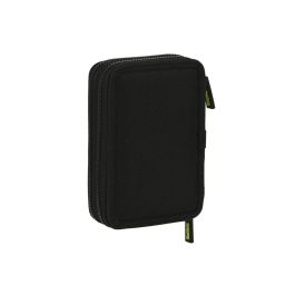 Plumier Doble Real Betis Balompié Negro Lima 12.5 x 19.5 x 4 cm (28 piezas)