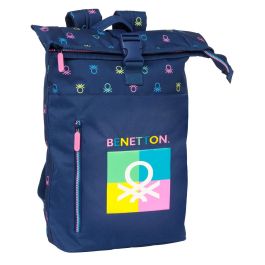Mochila para Portátil Benetton Cool Azul marino 28 x 42 x 13 cm Precio: 17.78999959. SKU: B16SZ8VLPF