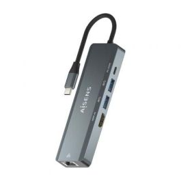 AISENS - USB-C DOCK 5 EN 1, USB-C A 1xHDMI, 1xRJ45, 2xUSB, 1xPD, GRIS, 15CM Precio: 21.49999995. SKU: B1GBDA5V8Z