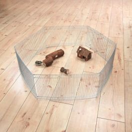 TRIXIE Caja de metal galvanizado - Ø90cm - Para animales pequeños TRIXIE Caja de metal galvanizado - Ø90cm - Para animales pequeños