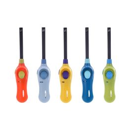Prof Encendedor electrónico recargable, cuello largo, colores surtidos