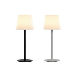 Lampara Solar Terraza Y Jardin DKD Home Decor Negro Blanco 15 x 40 x 15 cm (2 Unidades) Lampara Solar Terraza Y Jardin DKD Home Decor Negro Blanco 15 x 40 x 15 cm (2 Unidades)