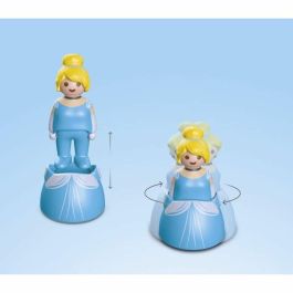 Playmobil 71457 Castillo La Cenicienta 1.2.3 & Disney - Juguete para niños de 1 a 4 años