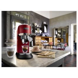 DeLonghi Cafetera Espresso Dedica EC685.R Roja 1300W 1.1L