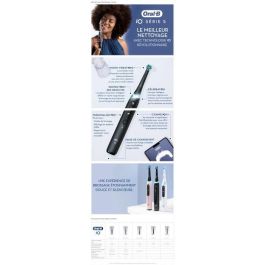 Oral-B iO 5 Pack de 2, cepillos de dientes eléctricos en blanco y negro, 2 cabezales Oral-B iO 5 Pack de 2, cepillos de dientes eléctricos en blanco y negro, 2 cabezales
