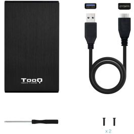 TooQ TQE-2527B - Caja Externa para Disco Duro 2.5" SATA III USB 3.0 (5Gbps) Negra de Aluminio con Soporte hasta 3TB y UASP TooQ TQE-2527B - Caja Externa para Disco Duro 2.5" SATA III USB 3.0 (5Gbps) Negra de Aluminio con Soporte hasta 3TB y UASP