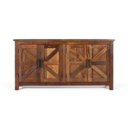 Giner y Colomer Aparador Rústico con 4 Puertas de Madera Reciclada Nogal Precio: 1512.4879. SKU: B1A5JBZAR7