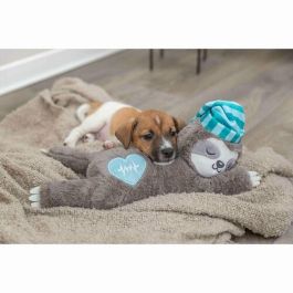 Peluche para perros Trixie Poliéster Felpa Oso perezoso 34 cm Multicolor