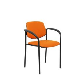 Silla Piqueras Y Crespo Villalgordo Confidente Brazos Fijos Chasis Negro Asiento Y Respaldo Tapizados Similpiel Naranja Precio: 157.49999969. SKU: B1E7JX8YLZ