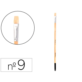 Liderpapel Pincel Nº 9 Punta Plana Cerdas para Oleo y Acrilica Certificado FSC Precio: 18.5614. SKU: B1AW6JJHCC